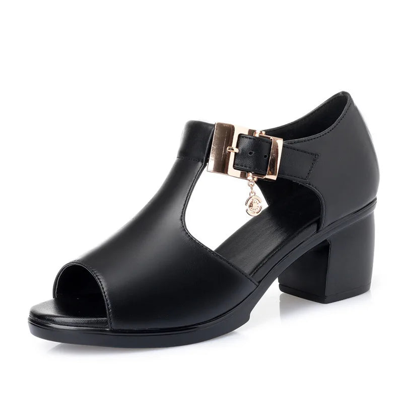 WOIZGIC, sandalias de PU para mujer, plataforma de verano, fresco, playa, tacón alto, punta abierta, informal, exterior, correa de pato ostentosa