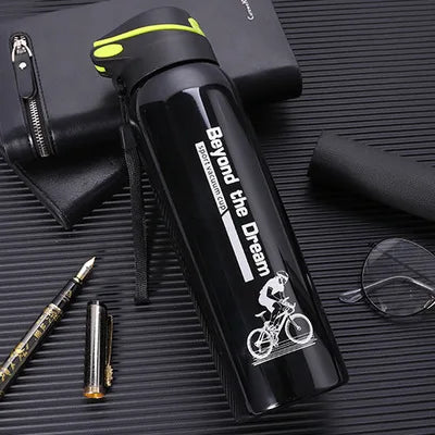 Bike water bottle, mountain bike kettle, cycling thermos, warm-keeping water cup, 500ml sports bottle, 0.5l aluminum alloy