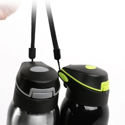 Bike water bottle, mountain bike kettle, cycling thermos, warm-keeping water cup, 500ml sports bottle, 0.5l aluminum alloy