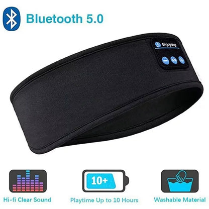 HOMEFISH BT auriculares deportivos diadema para dormir auriculares inalámbricos elásticos música máscara de ojos auriculares inalámbricos con Bluetooth diadema