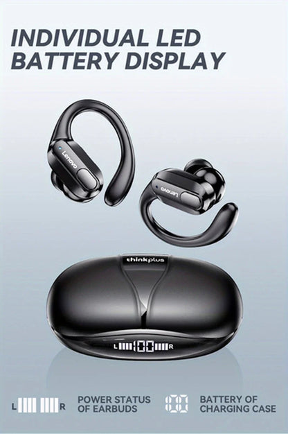 XT80 auriculares inalámbricos Bluetooth 5,3 auriculares verdaderos con micrófono Control de botón reducción de ruido ganchos para las orejas auriculares impermeables