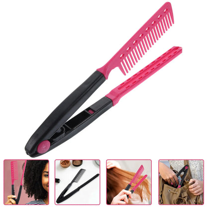 Hair Straightener and Folding Comb, Folding Combs, Professional Salon Hair Straightener