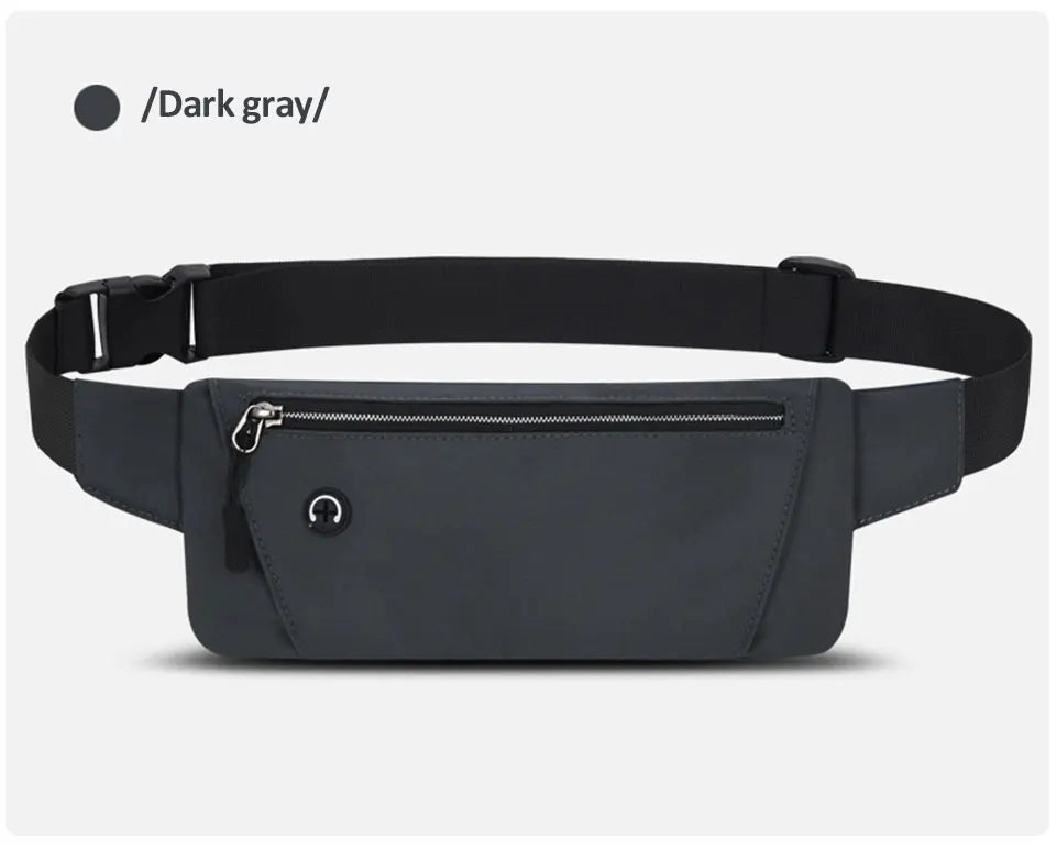 Running Waist Pack, Sport Belt Bag, Cell Phone Pouch, Lightweight Fanny Pack for Men and Women, Gym Sport Bag, Waist Pouch with Adjustable Strap