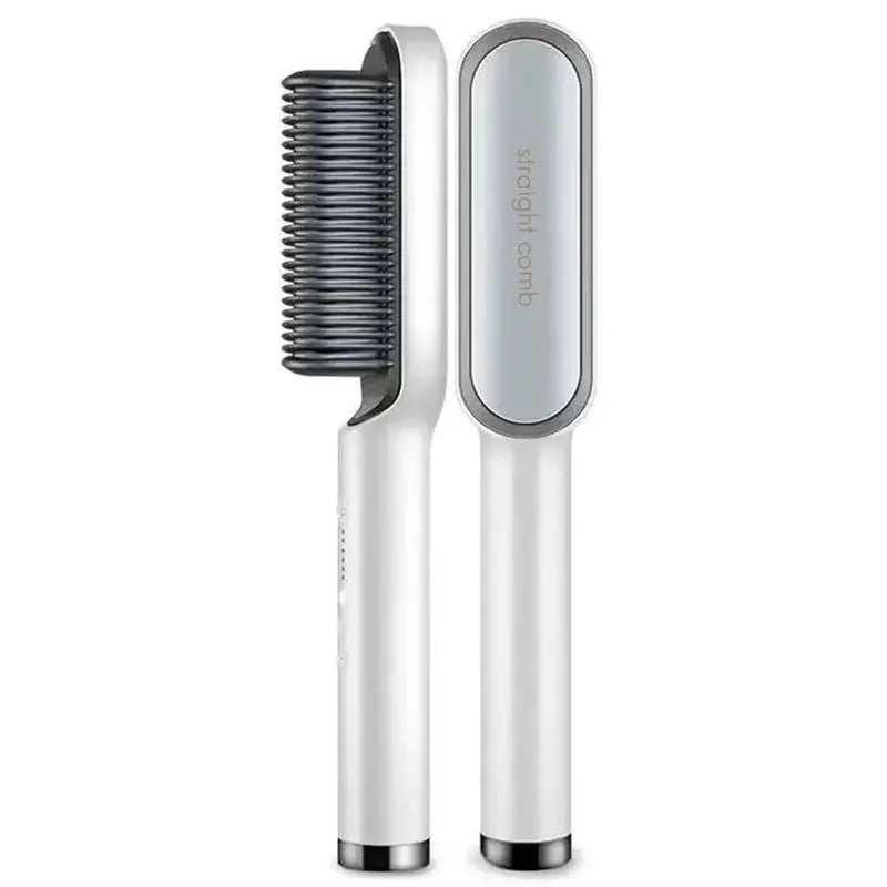 Plancha de pelo multifuncional para el cuidado Personal, alisador de pelo profesional de calentamiento rápido, peine caliente eléctrico