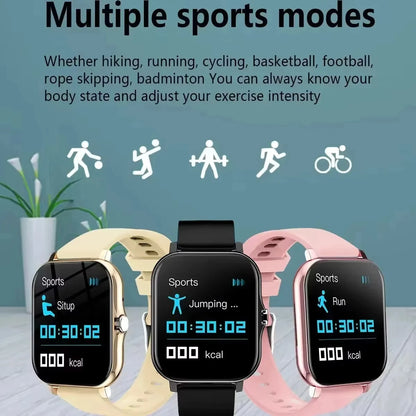 Reloj Inteligente VIVO para Android y iPhone, Pantalla HD de 2.01 Pulgadas, Responde y Realiza Llamadas, Vista Previa de Mensajes, Modos Deportivos, Esfera Personalizable, Pronóstico del Tiempo