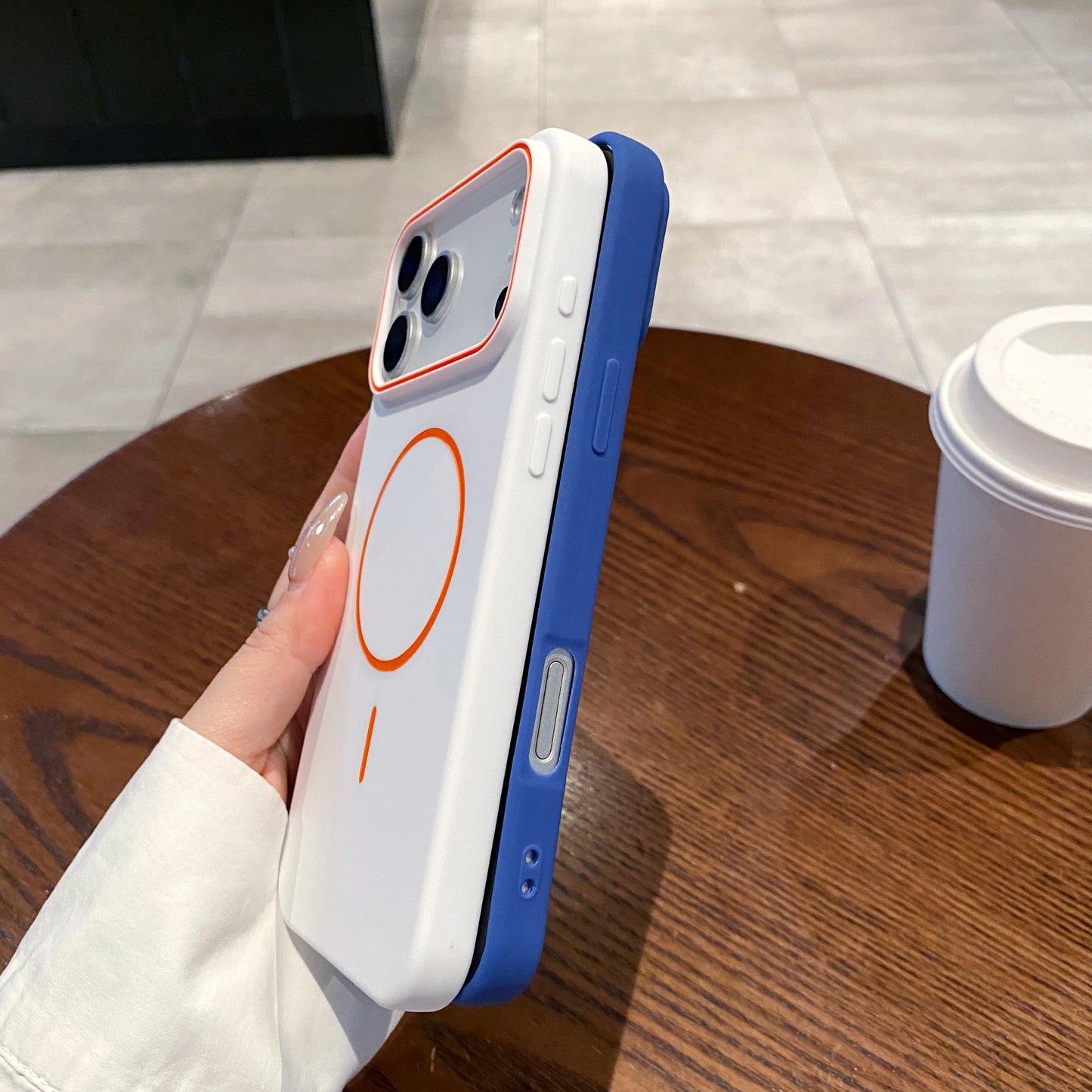 Funda de teléfono magnética ultrafina Simple para iPhone 11, 12, 13, 14, 15, 16 17 Pro Max 17 Air, funda de teléfono mate suave con carga inalámbrica