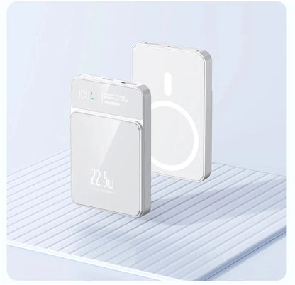 Batería Externa Magnética de 10000mAh, 20W, Inalámbrica, Delgada y Portátil, para MagSafe iPhone 17 16 15 Samsung 24 23