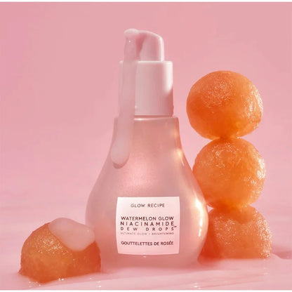 40ML sandía niacinamida brillo esencia bombilla diseño con ácido hialurónico vitamina E maquillaje facial hidratante ligero