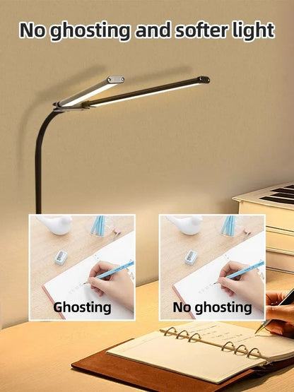 Lámpara de escritorio con Clip Led de un solo cabezal, lámparas de mesa de ordenador regulables, Monitor, luz de arquitecto, lámpara de mesa para luces de lectura de oficina