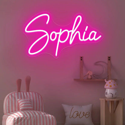 Custom LED Neon Sign, Personalized Name Sign, Wedding Decor for Store, Business, Wall, Room, Personalized Neon Gift for Kids