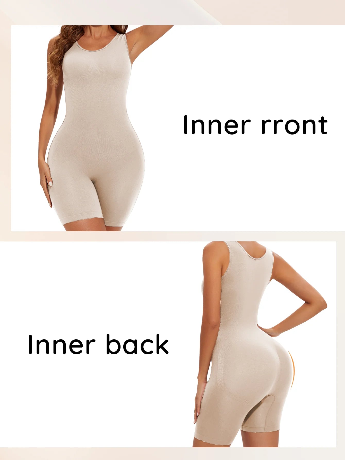 POKARLA Bodysuits sexys de cobertura total, faja moldeadora de muslos, mono moldeador de hombros anchos, faja sin costuras, adelgazante.