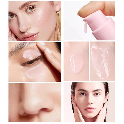 40ML sandía niacinamida brillo esencia bombilla diseño con ácido hialurónico vitamina E maquillaje facial hidratante ligero