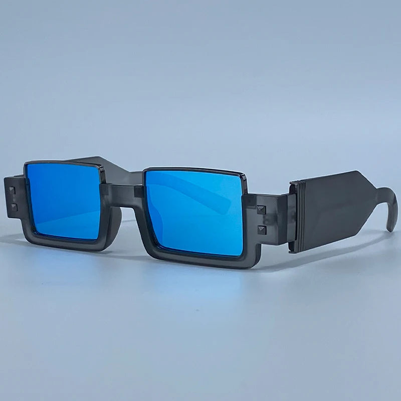 Gafas de sol cuadradas Punk Y2K 2026 marca de lujo, gafas de sol Retro Steampunk para mujer, gafas de sol para exterior UV400