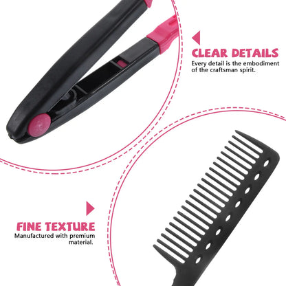 Hair Straightener and Folding Comb, Folding Combs, Professional Salon Hair Straightener