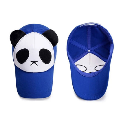 Gorras de béisbol de Panda bonitas de verano para hombres y mujeres, Gorras Snapback de algodón de Hip Hop, protección solar para niños y niñas, Gorras para exteriores, triangulación de envíos