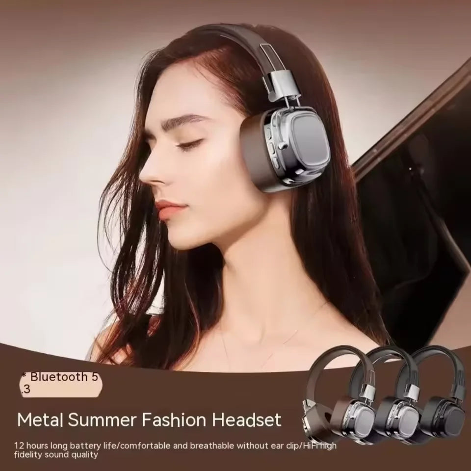 Nuevo 5,3 auriculares inalámbricos Bluetooth plegables auriculares Gamer elección Retro sobre la oreja auriculares DJ sonido estéreo Bluetooth