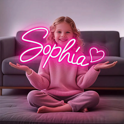 Custom LED Neon Sign, Personalized Name Sign, Wedding Decor for Store, Business, Wall, Room, Personalized Neon Gift for Kids