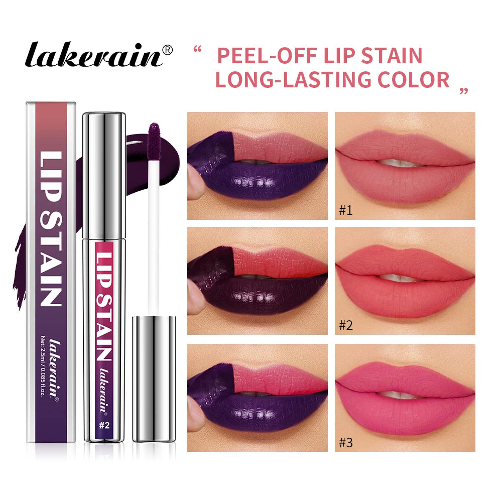 Long-lasting Waterproof Pink Lip Tint, Transfer-Proof Non-Stick Cup, Natural Lip Stain, Women's Cosmetics