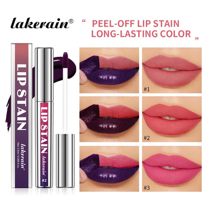 Long-lasting Waterproof Pink Lip Tint, Transfer-Proof Non-Stick Cup, Natural Lip Stain, Women's Cosmetics