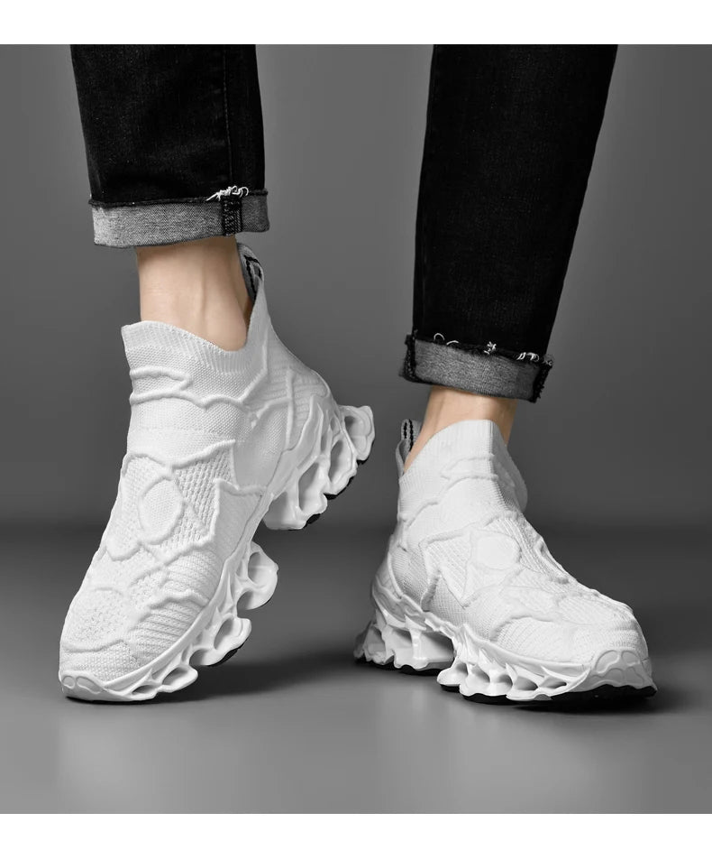 Zapatos de hombre, zapatillas de deporte informales para hombre, tenis, zapatos de lujo, zapatillas de entrenamiento para carreras, zapatos transpirables, zapatos para correr a la moda para mujer