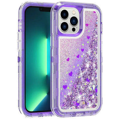 Funda de lujo con purpurina dinámica y arena movediza para IPhone 17 16 15 14 13 Pro Max X XSMAX XR SE 6 7 8 Plus, funda de teléfono pesada a prueba de golpes