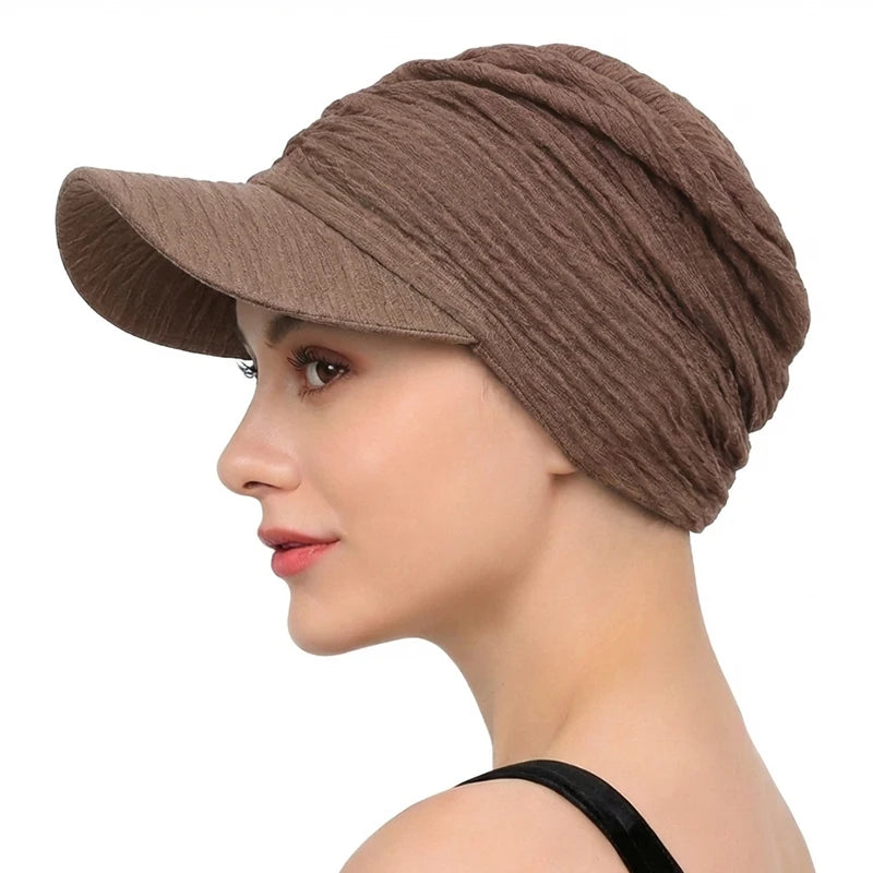 Nueva Gorra de Béisbol con Hijab para Mujer, Gorro de Voile Musulmán, Sombrero para el Sol, Pañuelo, Gorras de Béisbol Modernas, Bandana, Hijab, Turbante