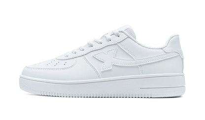 Xtep zapatos de skate para Mujer y hombres moda estilo callejero moda baja suela gruesa durabilidad cómodo zapato.