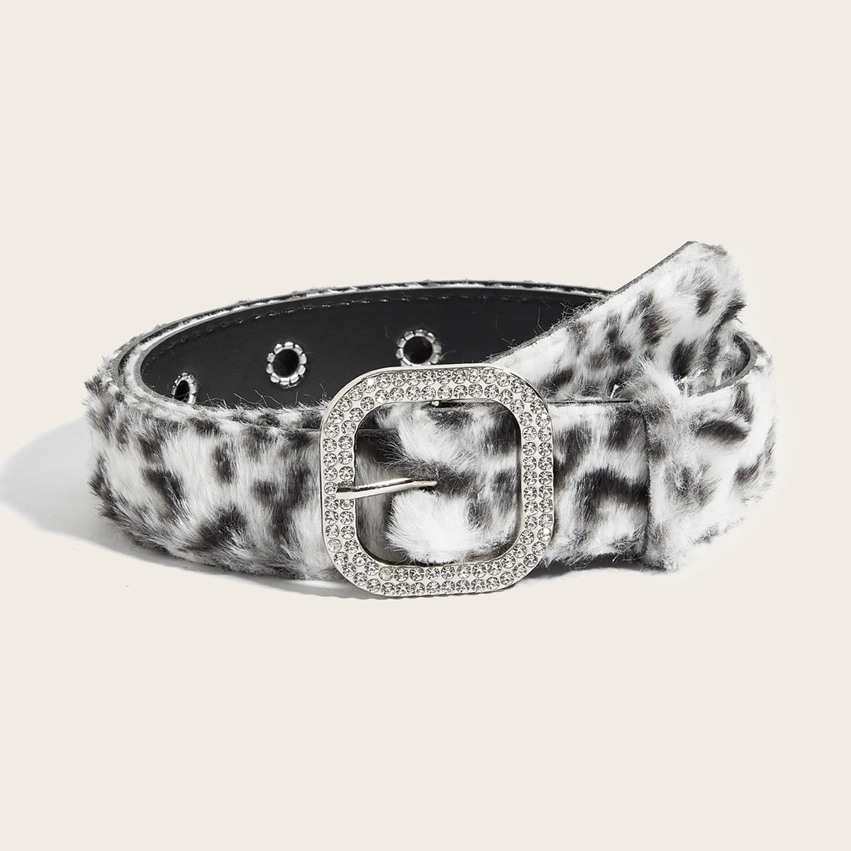 Cinturones góticos Y2K para mujer, pretina de piel de Animal vívida Artificial a la moda, accesorios Punk de Hip hop, pretina vaquera rosa para invierno.