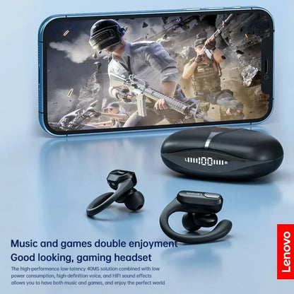 XT80 auriculares inalámbricos Bluetooth 5,3 auriculares verdaderos con micrófono Control de botón reducción de ruido ganchos para las orejas auriculares impermeables