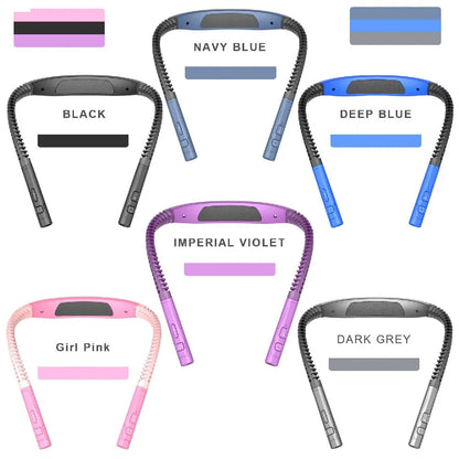 Luz LED de lectura para el cuello, 3 colores, 3 brillos, lámpara de lectura para libros, lámpara recargable por Usb, lámpara Flexible para leer el cuello y el brazo, lámpara para libros