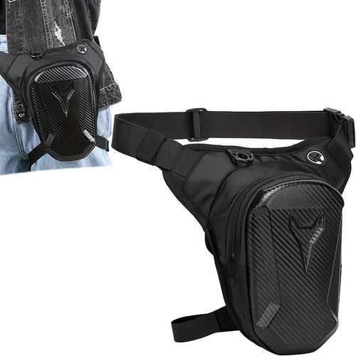 Bolsa de Pierna Impermeable para Moto, Riñonera Cruzada para Motociclista, Bolsa de Muslo para Motocross, Equipo de Moto para Hombre y Mujer