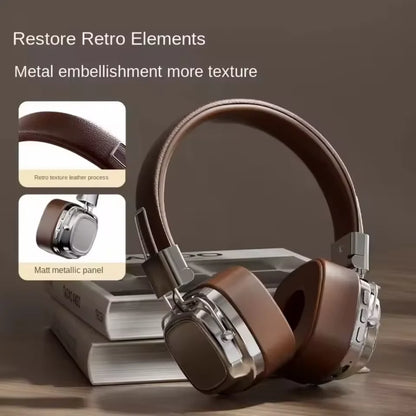 Nuevo 5,3 auriculares inalámbricos Bluetooth plegables auriculares Gamer elección Retro sobre la oreja auriculares DJ sonido estéreo Bluetooth