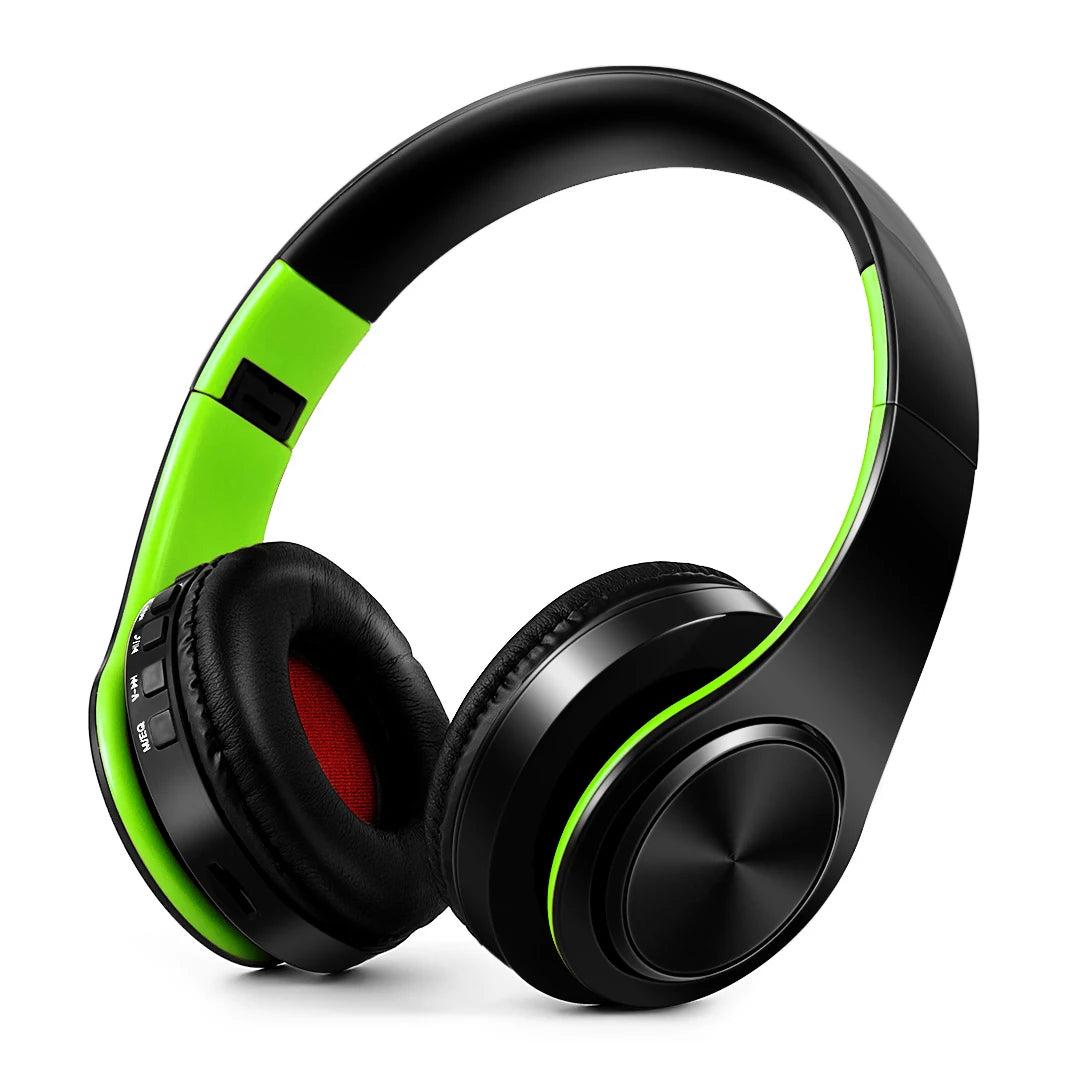 Regalo para Mujer Auriculares inalámbricos dorados Auriculares Bluetooth Auriculares estéreo Juego con micrófono incorporado con universal para Android e iOS