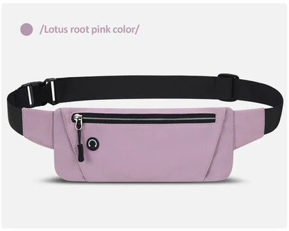 Running Waist Pack, Sport Belt Bag, Cell Phone Pouch, Lightweight Fanny Pack for Men and Women, Gym Sport Bag, Waist Pouch with Adjustable Strap