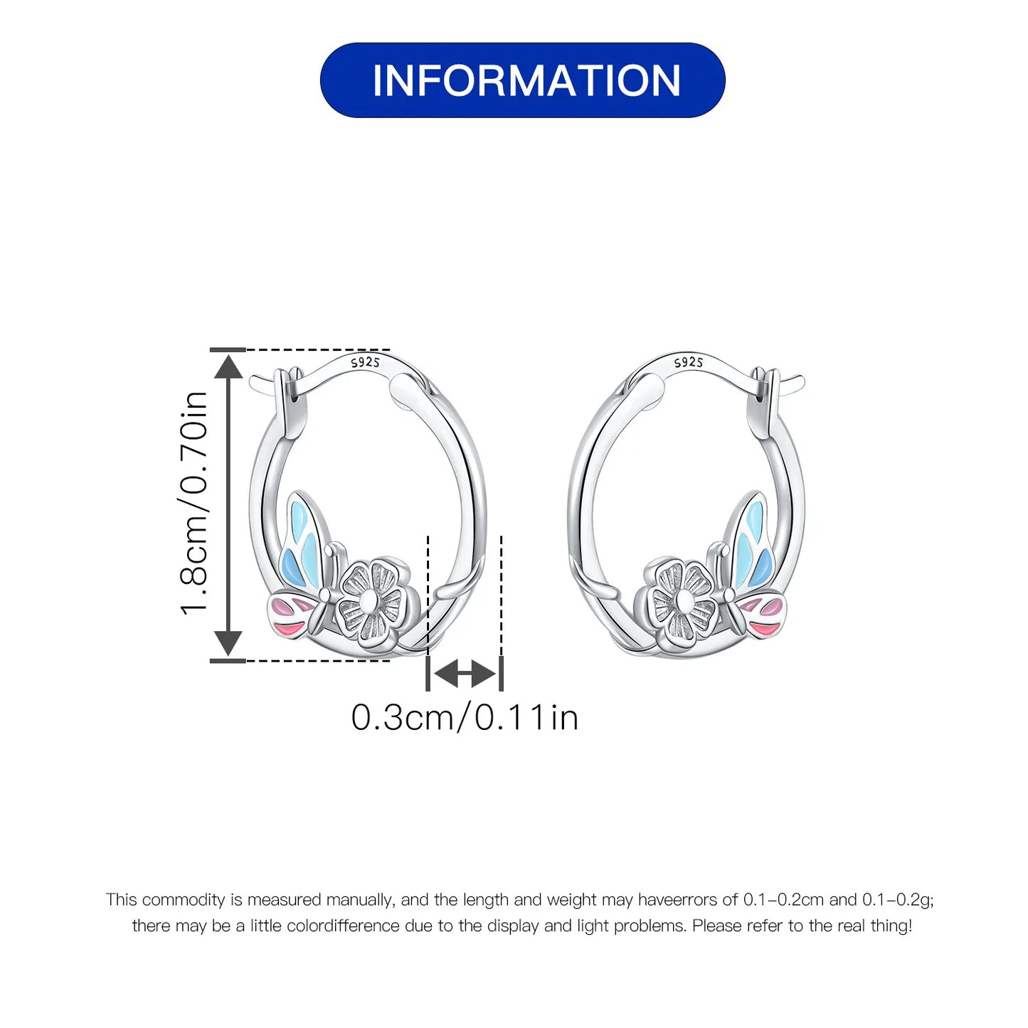 Pendientes de aro de bambú para mujer, de Plata de Ley 925 originales, con bonito Panda, joyería fina, regalos de fiesta de cumpleaños