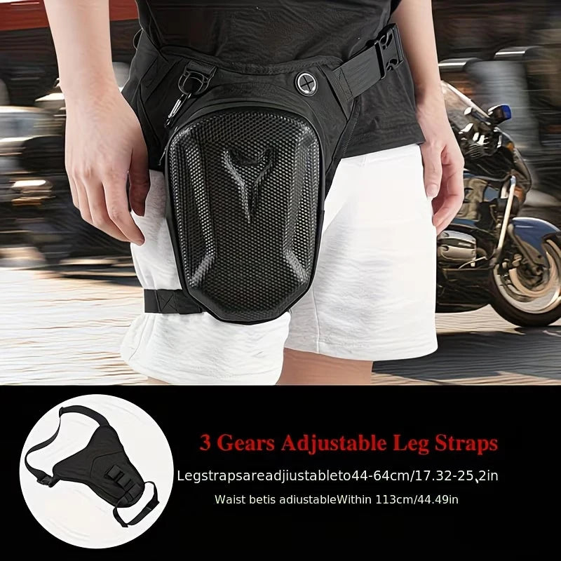 Bolsa de Pierna Impermeable para Moto, Riñonera Cruzada para Motociclista, Bolsa de Muslo para Motocross, Equipo de Moto para Hombre y Mujer