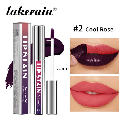 Long-lasting Waterproof Pink Lip Tint, Transfer-Proof Non-Stick Cup, Natural Lip Stain, Women's Cosmetics