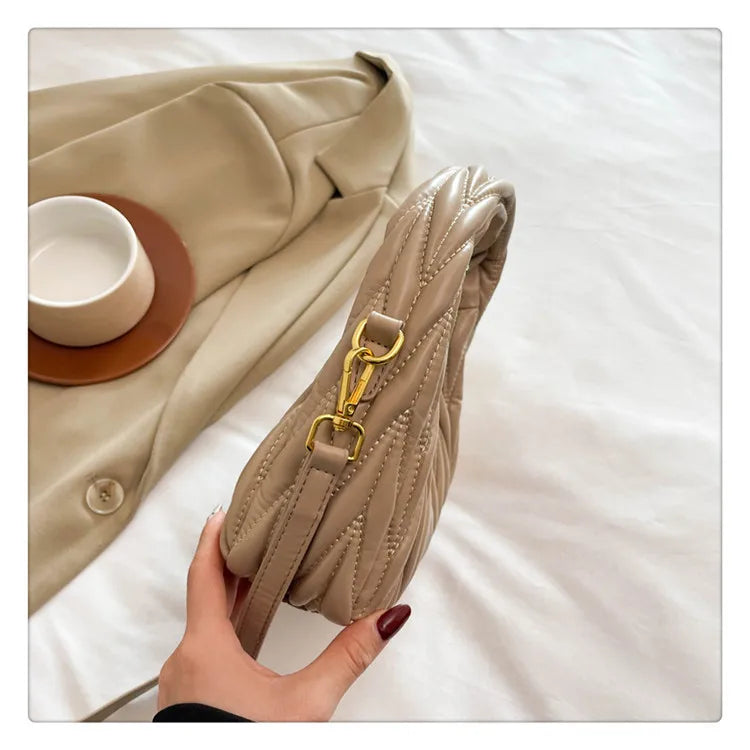 Bolsos cruzados de lujo ligeros para mujer, bolsos de moda para exteriores, bolso de hombro