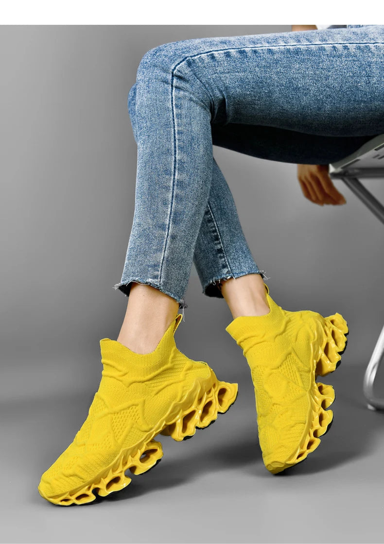 Zapatos de hombre, zapatillas de deporte informales para hombre, tenis, zapatos de lujo, zapatillas de entrenamiento para carreras, zapatos transpirables, zapatos para correr a la moda para mujer