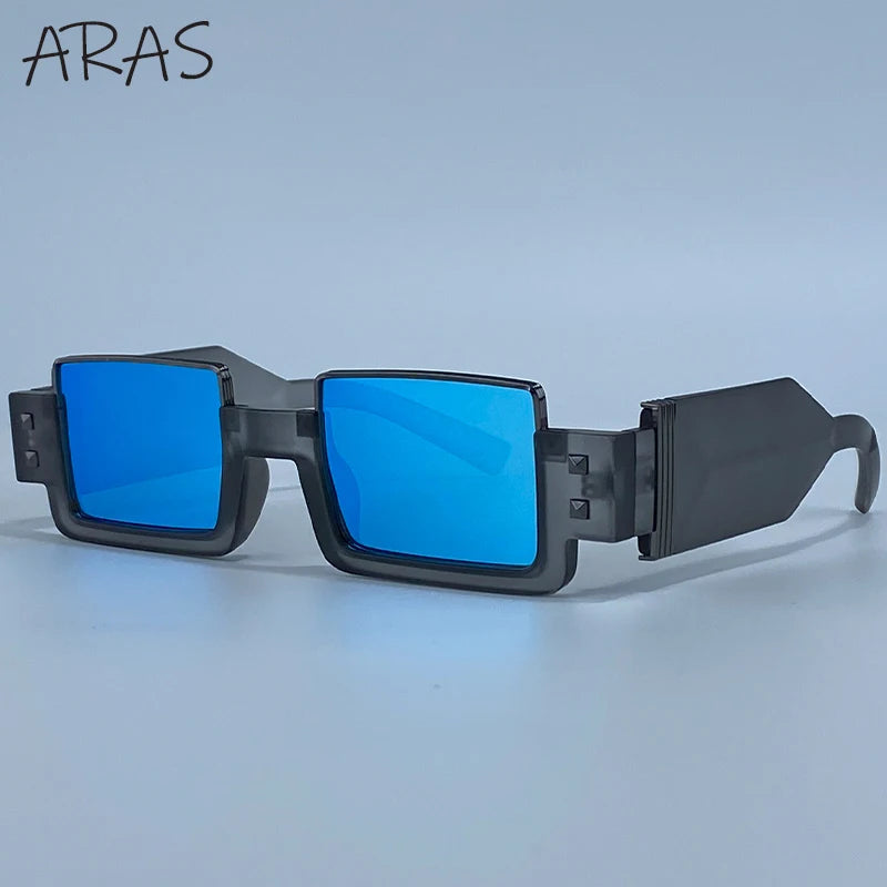 Gafas de sol cuadradas Punk Y2K 2026 marca de lujo, gafas de sol Retro Steampunk para mujer, gafas de sol para exterior UV400