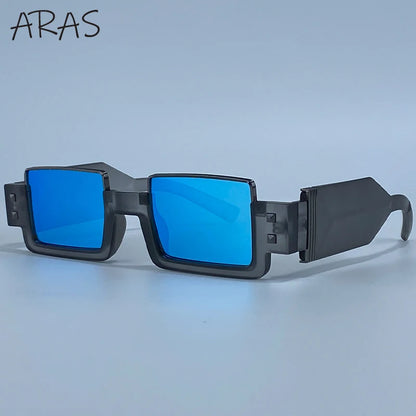 Gafas de sol cuadradas Punk Y2K 2026 marca de lujo, gafas de sol Retro Steampunk para mujer, gafas de sol para exterior UV400