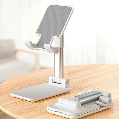Desk Phone Holder for iPhone, iPad, Xiaomi, Adjustable Desktop Tablet Stand, Universal Mobile Phone Holder