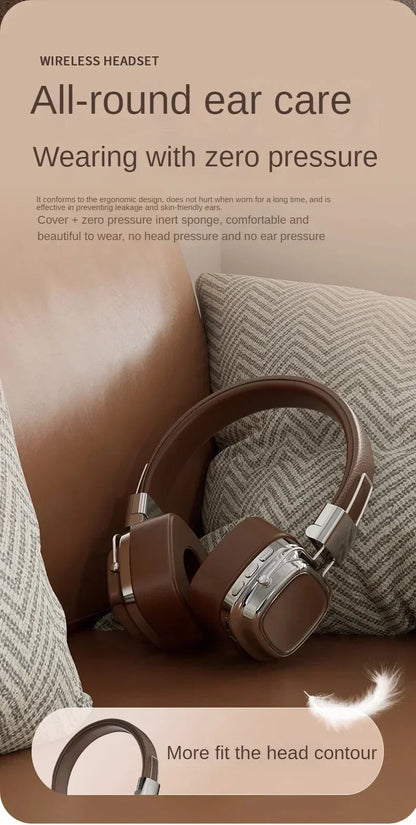 Nuevo 5,3 auriculares inalámbricos Bluetooth plegables auriculares Gamer elección Retro sobre la oreja auriculares DJ sonido estéreo Bluetooth
