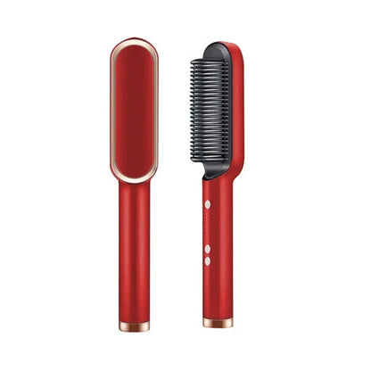 Plancha de pelo multifuncional para el cuidado Personal, alisador de pelo profesional de calentamiento rápido, peine caliente eléctrico