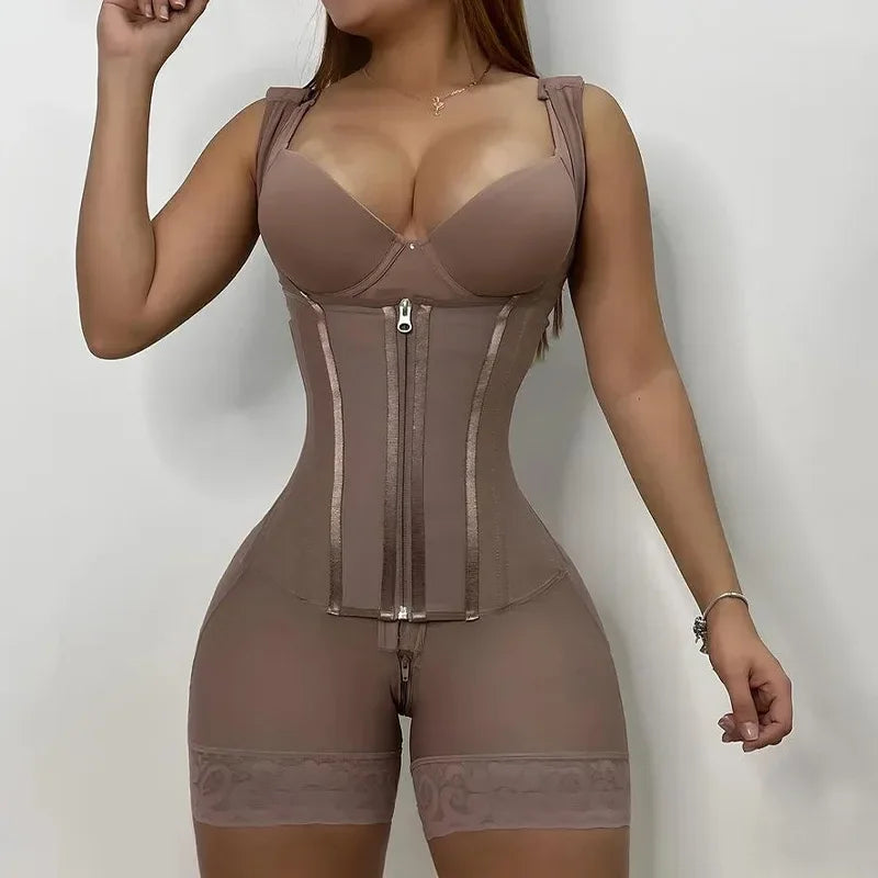 Fajas colombianas XXS Body Shapewear Control bragas alta compresión cintura entrenador corsé adelgazante vaina Body Shaper