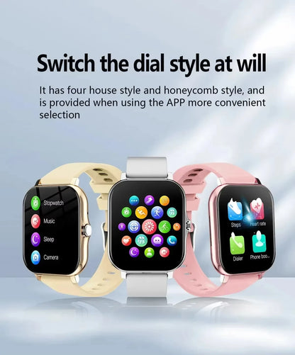 Reloj Inteligente VIVO para Android y iPhone, Pantalla HD de 2.01 Pulgadas, Responde y Realiza Llamadas, Vista Previa de Mensajes, Modos Deportivos, Esfera Personalizable, Pronóstico del Tiempo