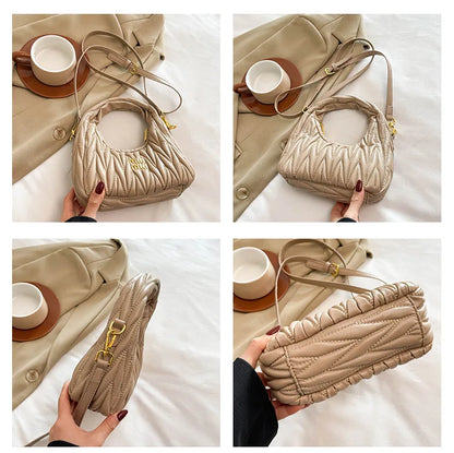 Bolsos cruzados de lujo ligeros para mujer, bolsos de moda para exteriores, bolso de hombro