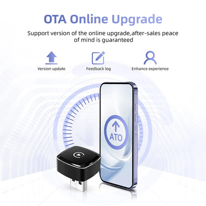 Nuevo adaptador 2 en 1 Mini CarPlay Box con cable a CarPlay inalámbrico Android Auto Smart Box Bluetooth conectar Plug & Play para 98% de coches