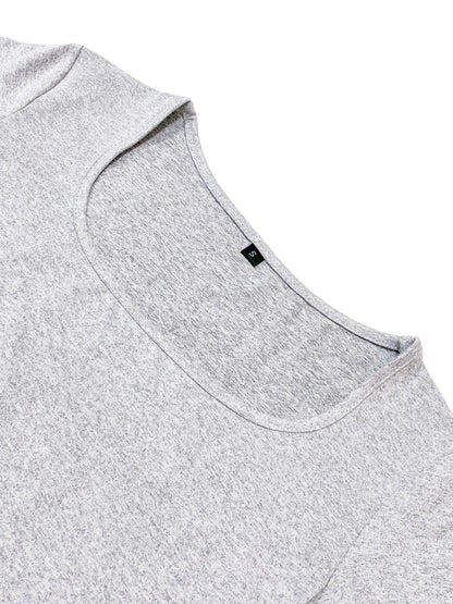 Vestido ajustado con cuello cuadrado liso para mujer, vestido largo informal de manga corta para verano, ropa de mujer para uso diario, vestido de mujer
