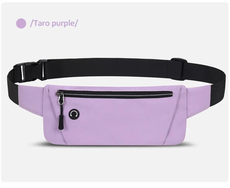 Running Waist Pack, Sport Belt Bag, Cell Phone Pouch, Lightweight Fanny Pack for Men and Women, Gym Sport Bag, Waist Pouch with Adjustable Strap